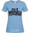 Women's T-shirt SEX PISTOLS sky-blue фото