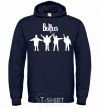 Men`s hoodie THE BEATLES team navy-blue фото