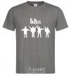 Men's T-Shirt THE BEATLES team dark-grey фото