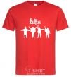 Men's T-Shirt THE BEATLES team red фото