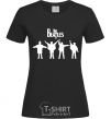 Women's T-shirt THE BEATLES team black фото