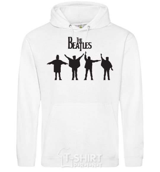 Men`s hoodie THE BEATLES team White фото