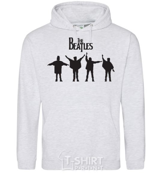 Men`s hoodie THE BEATLES team sport-grey фото