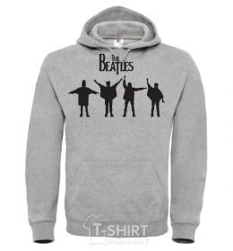 Men`s hoodie THE BEATLES team sport-grey фото