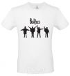 Men's T-Shirt THE BEATLES team White фото