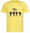 Men's T-Shirt THE BEATLES team cornsilk фото