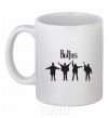 Ceramic mug THE BEATLES team White фото