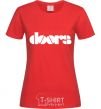 Women's T-shirt THE DOORS red фото