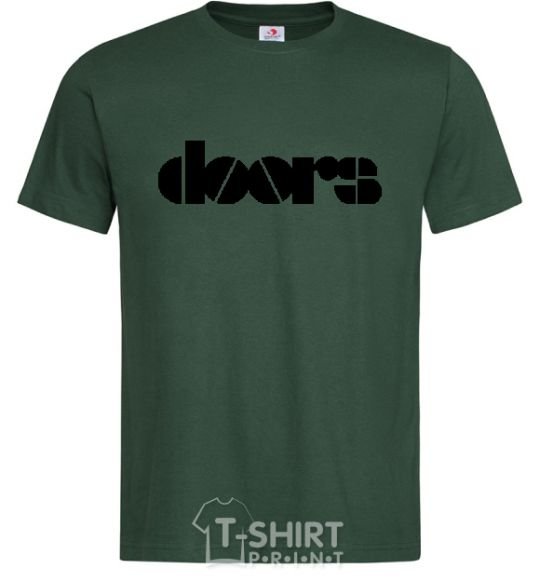 Men's T-Shirt THE DOORS bottle-green фото