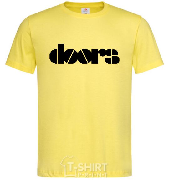 Men's T-Shirt THE DOORS cornsilk фото