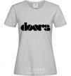 Women's T-shirt THE DOORS grey фото