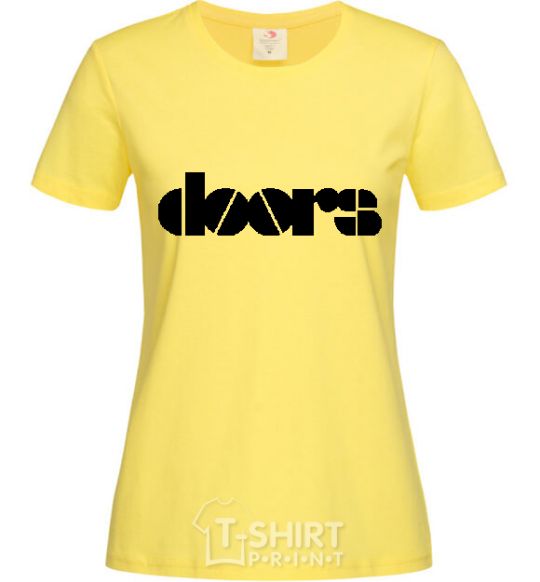 Women's T-shirt THE DOORS cornsilk фото