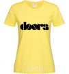 Women's T-shirt THE DOORS cornsilk фото