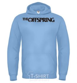 Men`s hoodie THE OFFSPRING sky-blue фото