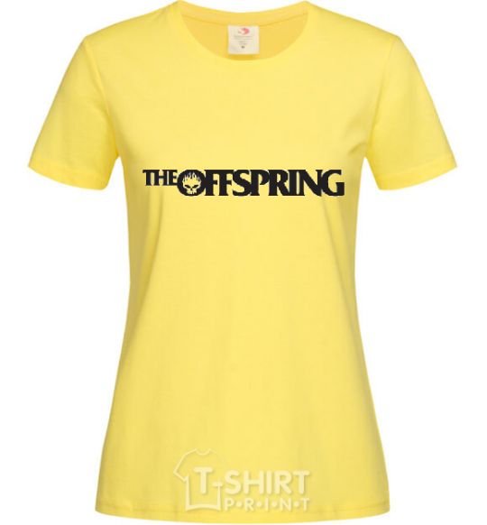 Женская футболка THE OFFSPRING Лимонный фото