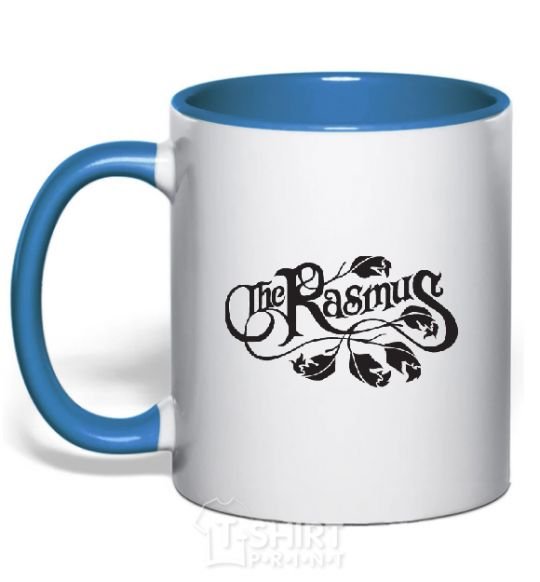 Mug with a colored handle THE RASMUS royal-blue фото