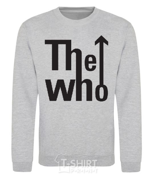 Sweatshirt THE WHO sport-grey фото