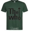 Мужская футболка THE WHO Темно-зеленый фото