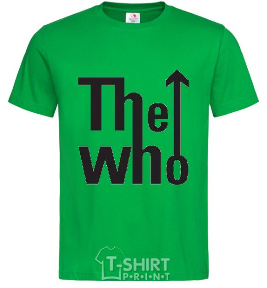 Мужская футболка THE WHO Зеленый фото