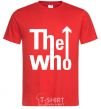 Мужская футболка THE WHO Красный фото