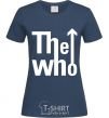 Женская футболка THE WHO Темно-синий фото