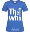 Women's T-shirt THE WHO royal-blue фото