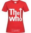 Women's T-shirt THE WHO red фото