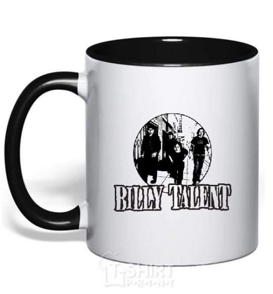 Mug with a colored handle BILLY TALENT black фото