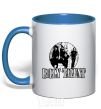 Mug with a colored handle BILLY TALENT royal-blue фото