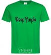 Мужская футболка DEEP PURPLE Зеленый фото