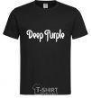 Мужская футболка DEEP PURPLE Черный фото