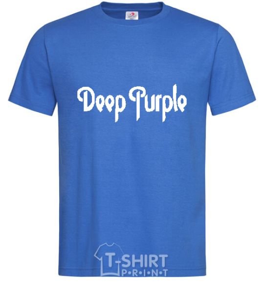 Мужская футболка DEEP PURPLE Ярко-синий фото