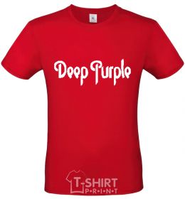 Men's T-Shirt DEEP PURPLE red фото