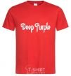 Men's T-Shirt DEEP PURPLE red фото