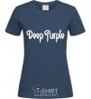 Women's T-shirt DEEP PURPLE navy-blue фото