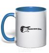 Mug with a colored handle DIRE STRAITS royal-blue фото