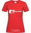 Women's T-shirt DIRE STRAITS red фото