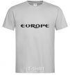 Мужская футболка EUROPE Серый фото