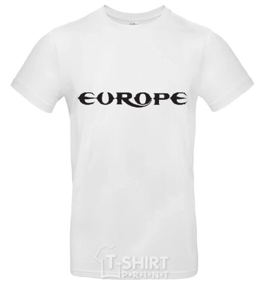 Мужская футболка EUROPE Белый фото