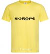 Мужская футболка EUROPE Лимонный фото