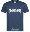 Men's T-Shirt MANOWAR navy-blue фото