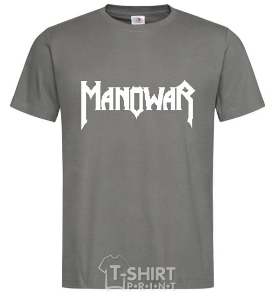 Men's T-Shirt MANOWAR dark-grey фото