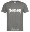 Men's T-Shirt MANOWAR dark-grey фото