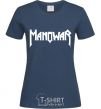 Women's T-shirt MANOWAR navy-blue фото