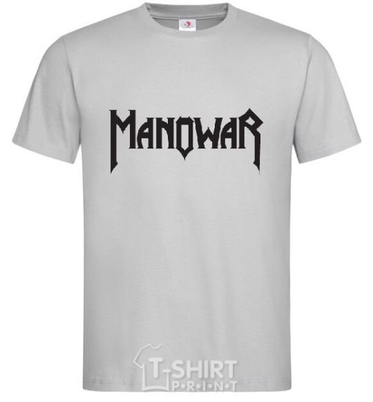 Men's T-Shirt MANOWAR grey фото