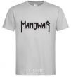 Мужская футболка MANOWAR Серый фото