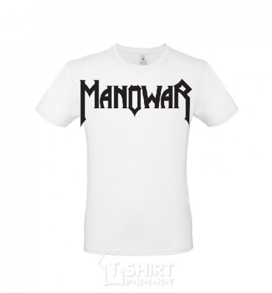 Men's T-Shirt MANOWAR White фото