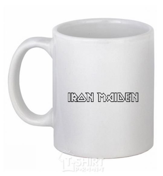 Ceramic mug IRON MAIDEN White фото