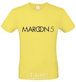 Men's T-Shirt MAROON 5 cornsilk фото