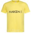 Мужская футболка MAROON 5 Лимонный фото